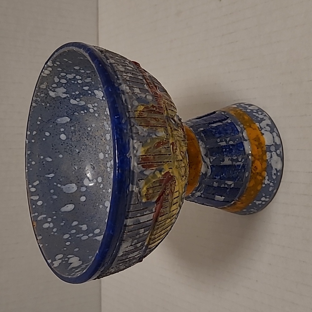 Vintage Italian Lava Pedestal Dish - Picture 2 of 16